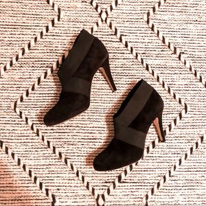 Jessica Simpson Black Suede Booties - 9.5